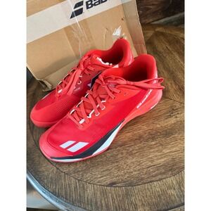 Babolat Jet Mach 3 Mens Tennis Shoes Red Matryx Michelin Sneakers New Sz 12.5